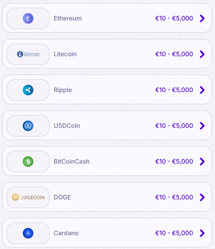 Zahlungsmöglichkeiten bei RoboCat Casino